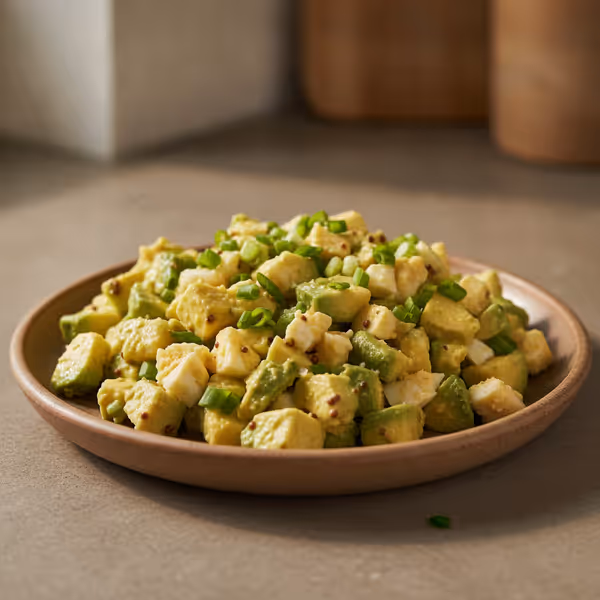 Avocado-æggesalat