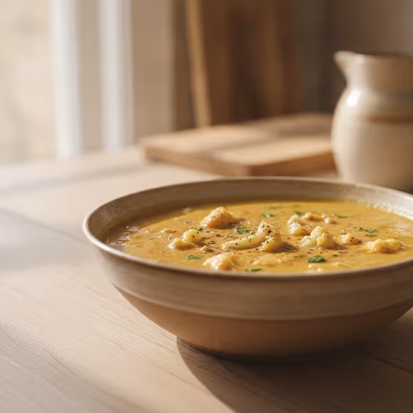 Blomkålssuppe med kylling